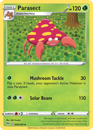 Parasect card image