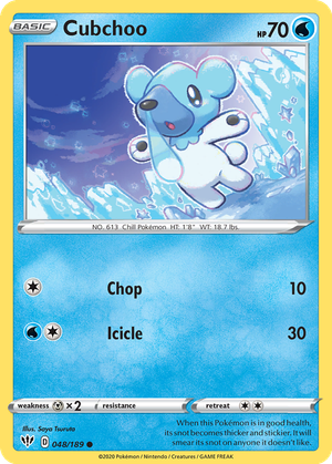 Cubchoo card image