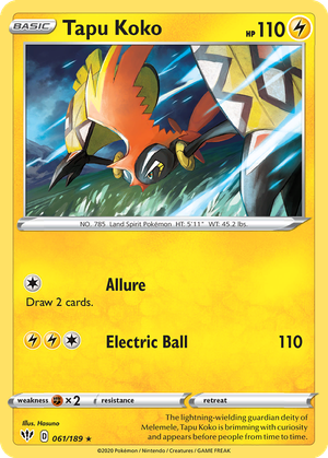Tapu Koko card image
