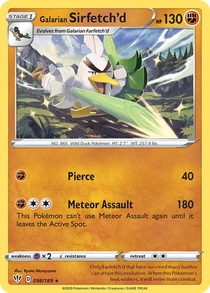 Galarian Sirfetch'd card image