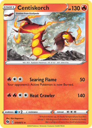 Centiskorch card image