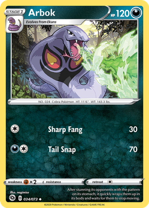 Arbok card image