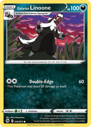 Galarian Linoone card image
