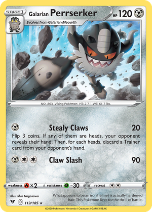 Galarian Perrserker card image