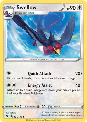 Swellow card image