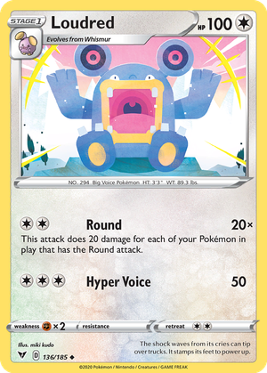 Loudred card image