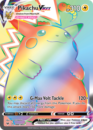 Pikachu VMAX card image