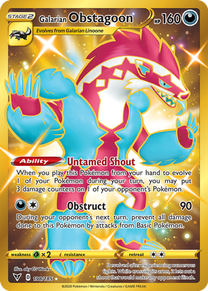 Galarian Obstagoon card image
