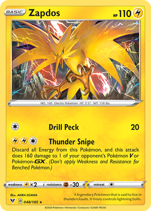 Zapdos card image