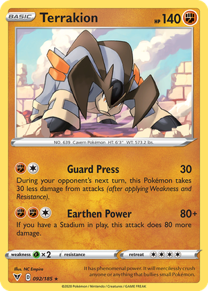 Terrakion card image