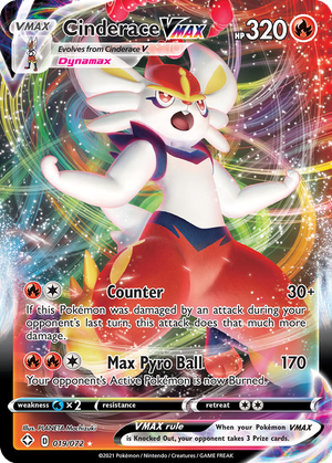 Cinderace VMAX card image