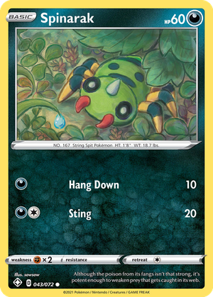 Spinarak card image
