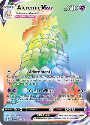 Alcremie VMAX card image