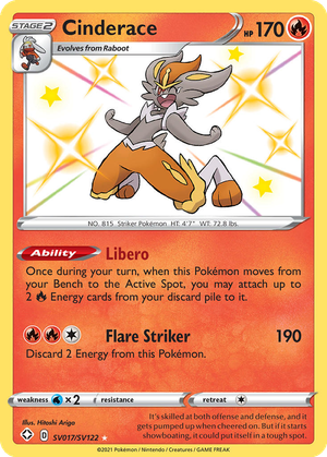 Cinderace card image