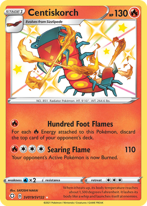 Centiskorch card image