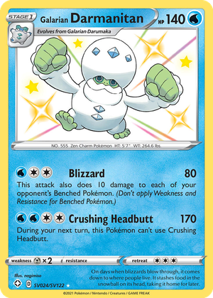 Galarian Darmanitan card image