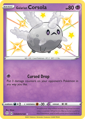 Galarian Corsola card image