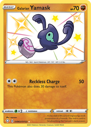Galarian Yamask card image