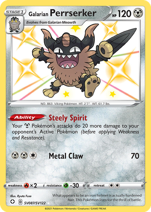 Galarian Perrserker card image