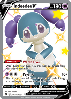 Indeedee V card image