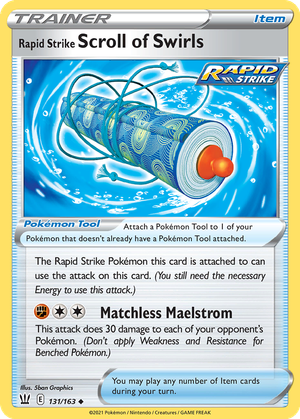 Rapid Strike Scroll of Swirls card image