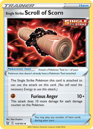 Single Strike Scroll of Scorn card image