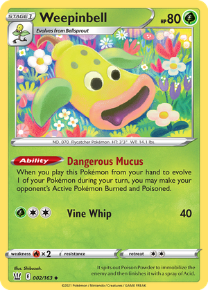Weepinbell card image