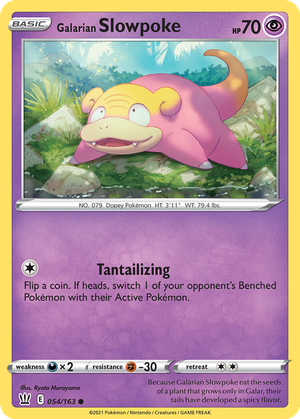 Galarian Slowpoke card image