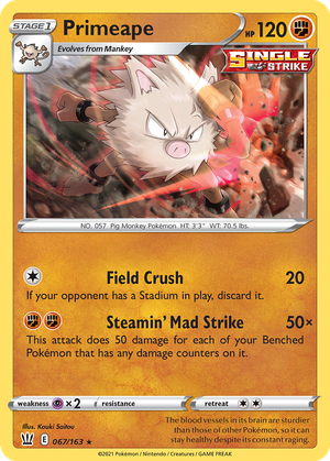 Primeape card image