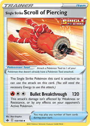 Single Strike Scroll of Piercing card image