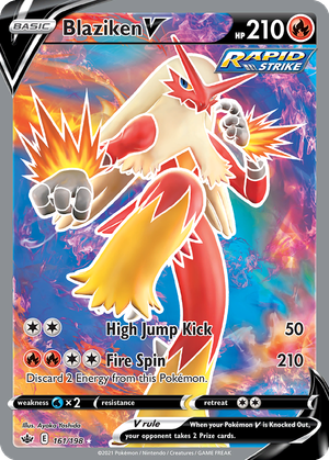 Blaziken V card image