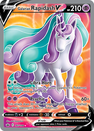 Galarian Rapidash V card image