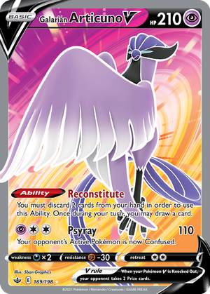 Galarian Articuno V card image