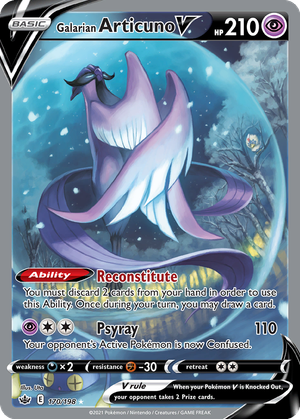 Galarian Articuno V card image