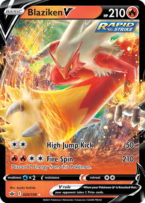 Blaziken V card image