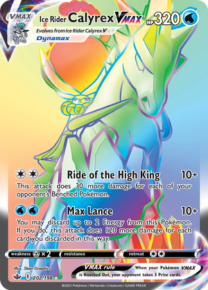 Ice Rider Calyrex VMAX card image