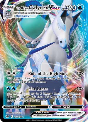 Ice Rider Calyrex VMAX card image