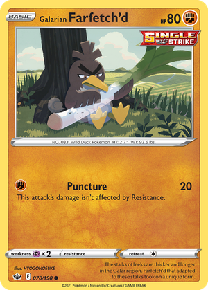 Galarian Farfetch'd card image