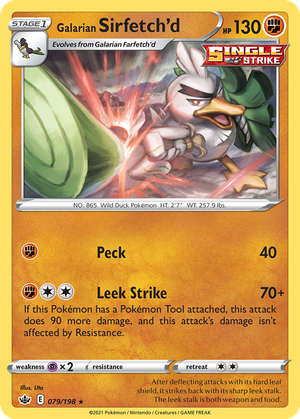 Galarian Sirfetch'd card image