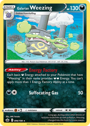 Galarian Weezing card image