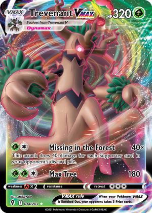Trevenant VMAX card image