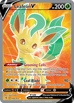 Leafeon V card image