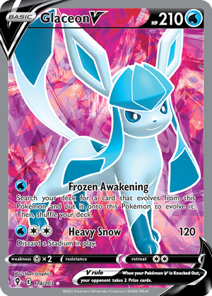 Glaceon V card image