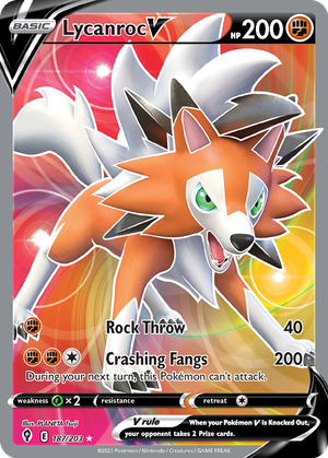 Lycanroc V card image