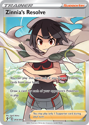 Zinnia's Resolve card image
