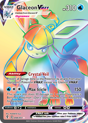 Glaceon VMAX card image