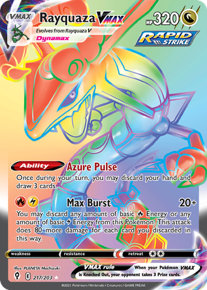 Rayquaza VMAX card image