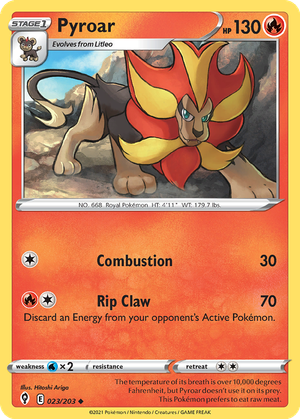 Pyroar card image