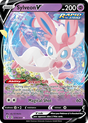 Sylveon V card image
