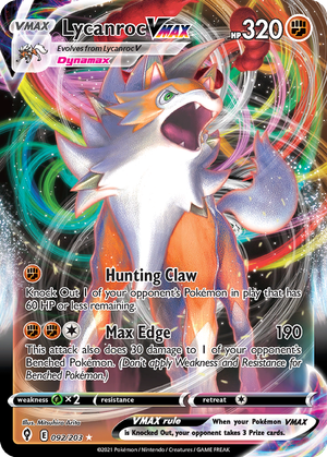 Lycanroc VMAX card image